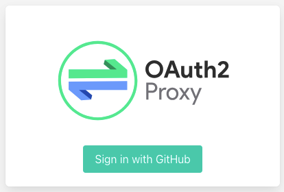 oauth2 proxy homepage