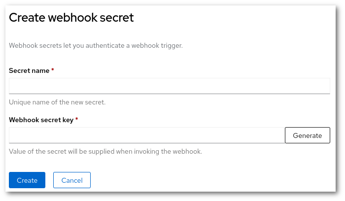 CreateWebhookSecret