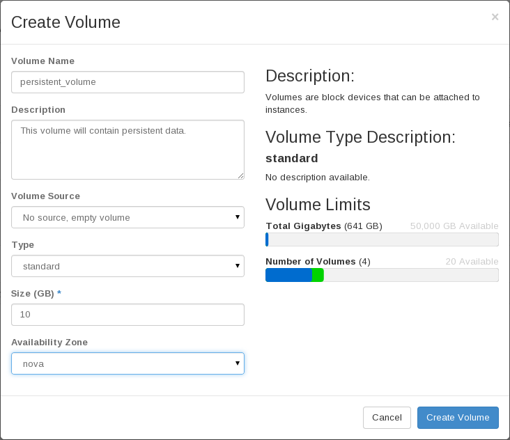 Create persistent Volmume